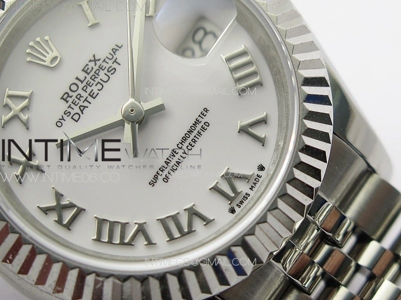 Datejust 28mm 279179 SS APSF Best Edition White Dial Roman Markers on SS Jubilee Bracelet NH05