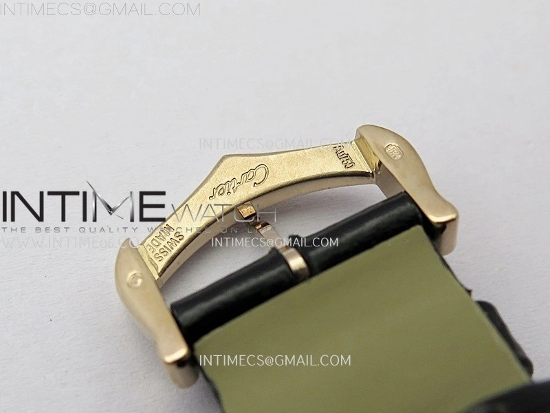 Tank Francaise Ladies 27mm RG 8848F 1:1 Best Edition Silver Dial on Black Leather Strap Ronda Quartz V2