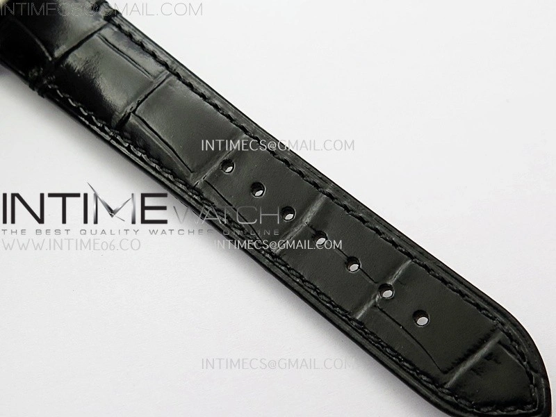 Tank Francaise Ladies 27mm SS 8848F 1:1 Best Edition Silver Dial on Black Leather Strap Ronda Quartz V2