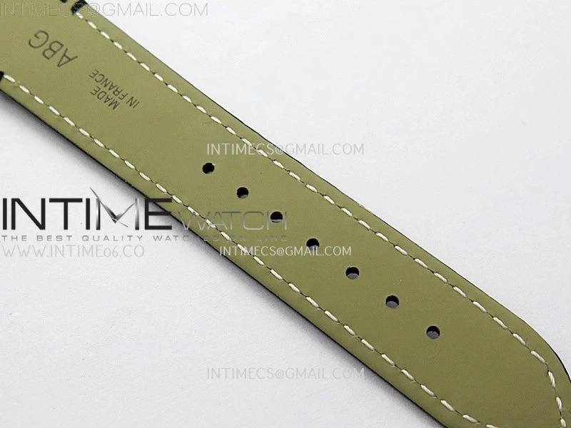 Tank Francaise Ladies 27mm SS 8848F 1:1 Best Edition Silver Dial on Black Leather Strap Ronda Quartz V2