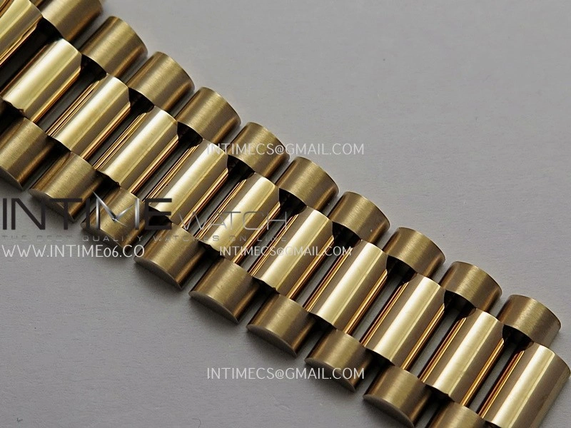 Day Date 128235 RG BP 1:1 Best Edition Green Dial Roman Marker On President Bracelet SA3255