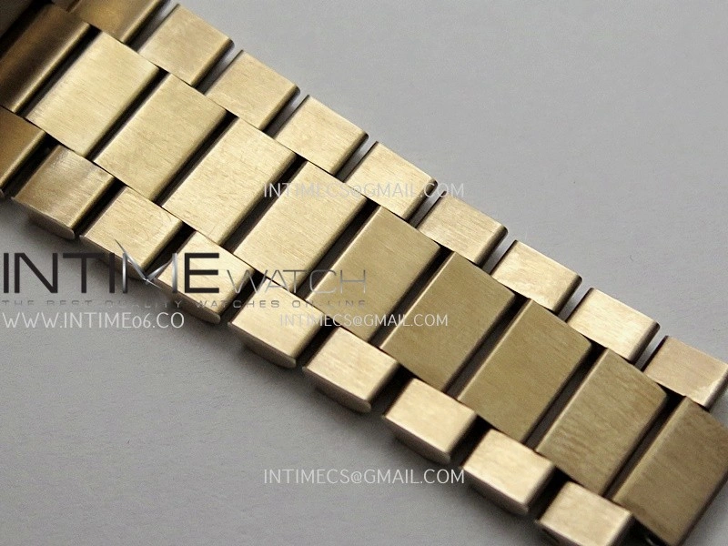 Day Date 128235 RG BP 1:1 Best Edition Green Dial Roman Marker On President Bracelet SA3255