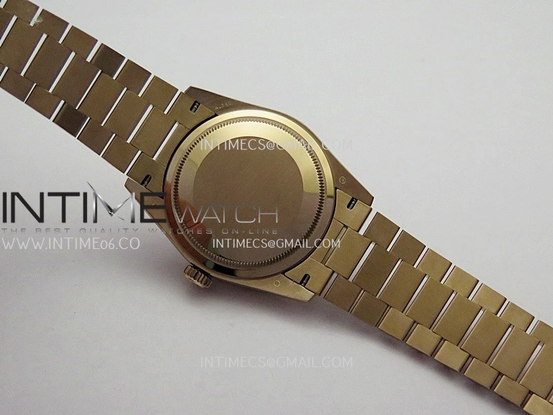 Day Date 128235 RG BP 1:1 Best Edition Green Dial Roman Marker On President Bracelet SA3255