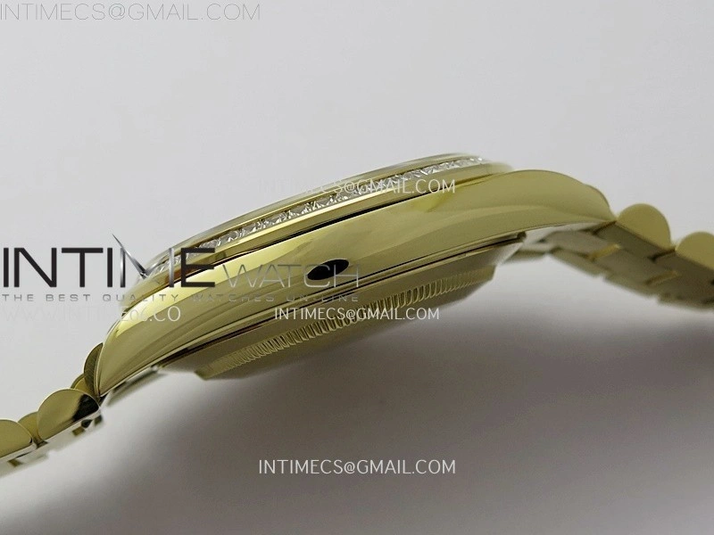 Day Date 228348 40mm YG Noob 1:1 Best Edition Green Ombre Roman On President Bracelet A2836