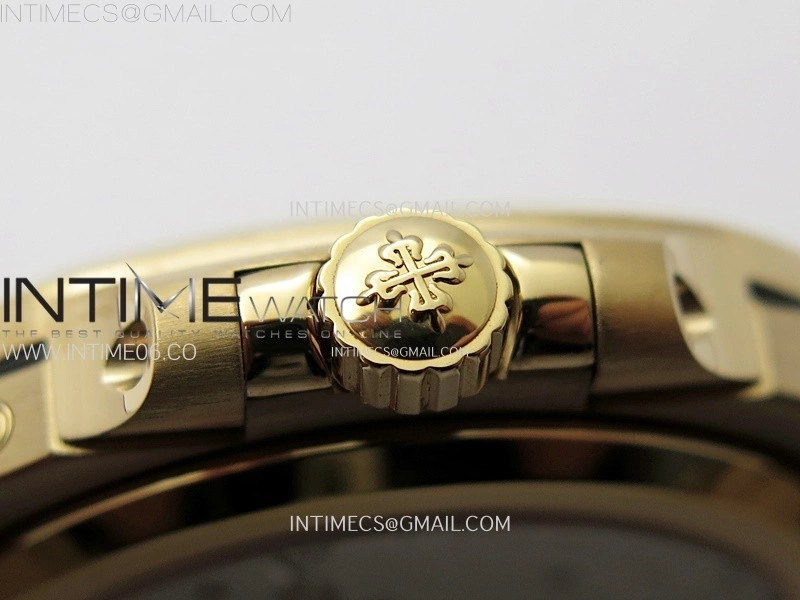 Nautilus 5712R-001 PPF 1:1 Best Edition Brown Dial on Brown Leather Strap A240 Super Clone V2