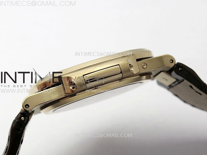 Nautilus 5712R-001 PPF 1:1 Best Edition Brown Dial on Brown Leather Strap A240 Super Clone V2