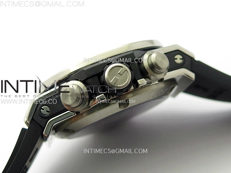 Hublot Big Bang Unico 42mm Titanium BBF 1:1 Best Edition Black Skeleton Dial on Black Rubber Strap A1280