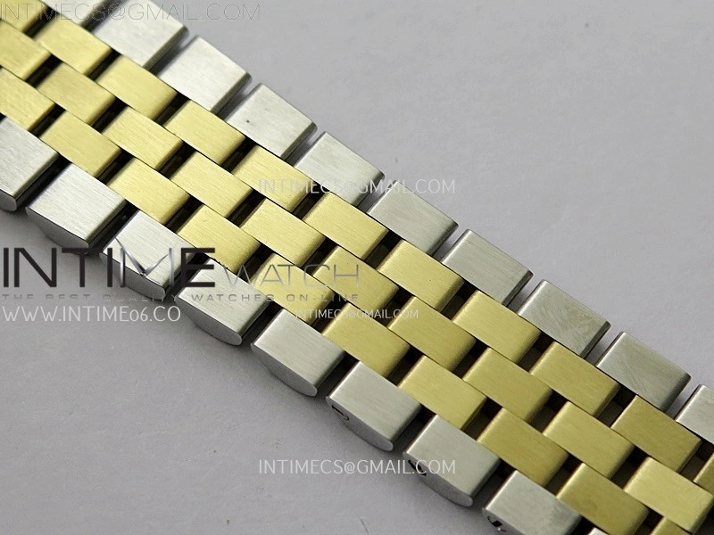 DateJust 126233 904L SS YG JDF 1:1 Best Edition Gold Dial Roman Markers on Jubilee SS YG Bracelet