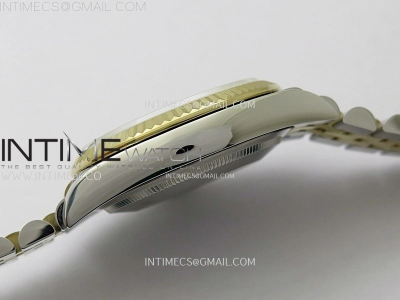 DateJust 126233 904L SS YG JDF 1:1 Best Edition Gold Dial Stick Markers on Jubilee SS YG Bracelet