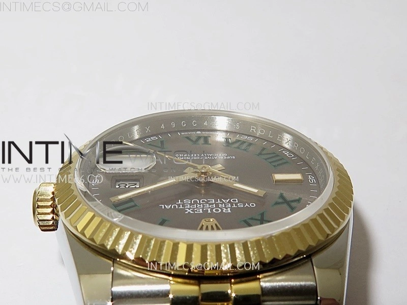 DateJust 126233 904L SS YG JDF 1:1 Best Edition Gray Dial Roman Markers on Jubilee SS YG Bracelet