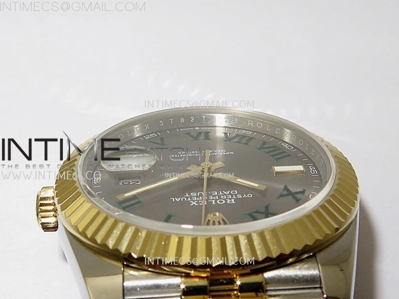 DateJust 126333 904L SS YG JDF 1:1 Best Edition Gray Dial Roman Markers on Jubilee SS YG Bracelet