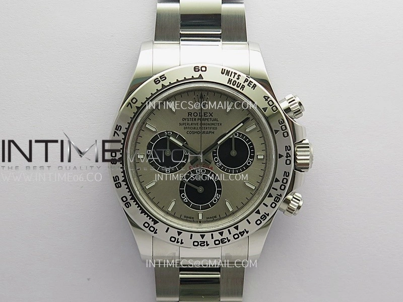 Daytona 126509 Gain Weight V3 Clean Plus 1:1 Best Edition Silver Dial Black Subdial On Oyster Bracelet DD4131