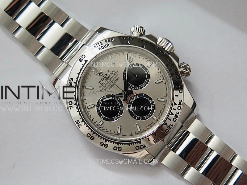 Daytona 126509 Gain Weight V3 Clean Plus 1:1 Best Edition Silver Dial Black Subdial On Oyster Bracelet DD4131