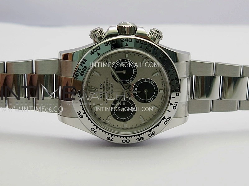 Daytona 126509 Gain Weight V3 Clean Plus 1:1 Best Edition Silver Dial Black Subdial On Oyster Bracelet DD4131