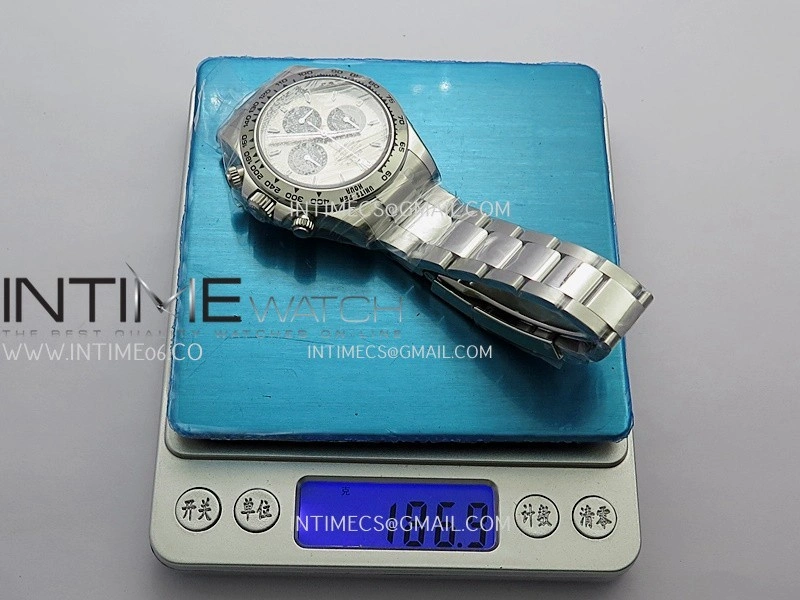 Daytona 126509 Gain Weight V3 Clean Plus 1:1 Best Edition Silver Dial Black Subdial On Oyster Bracelet DD4131