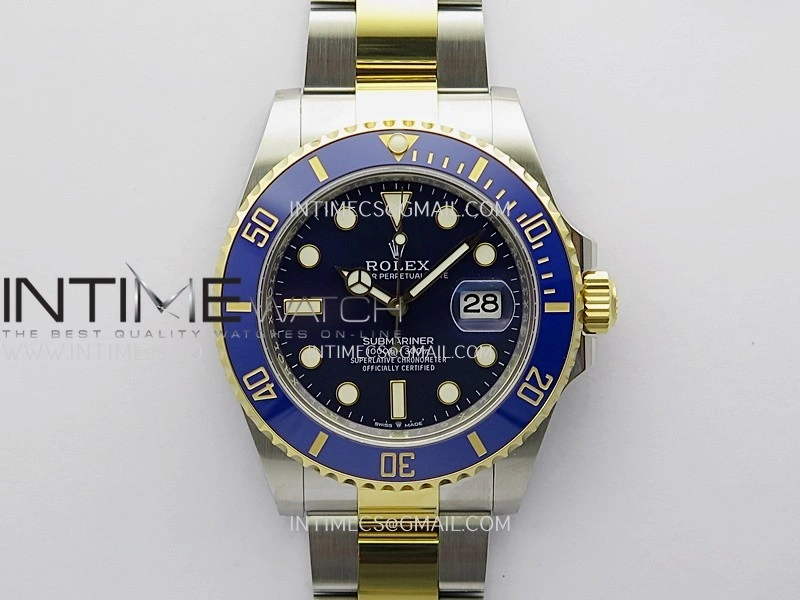 Submariner 126613 LB 904L Steel YG THBF 1:1 Best Edition Blue Dial On 904L Steel YG Bracelet SH3235