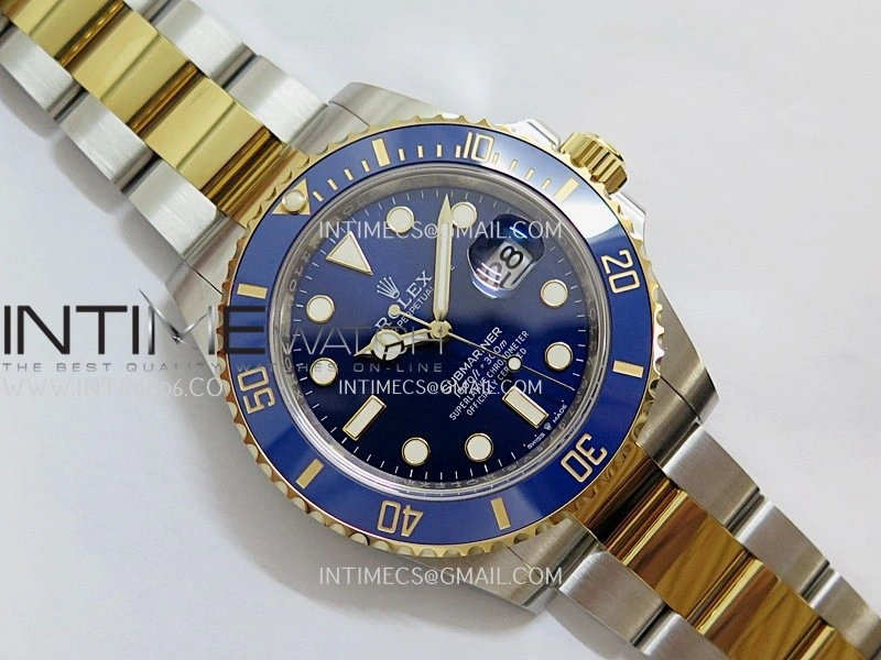 Submariner 126613 LB 904L Steel YG THBF 1:1 Best Edition Blue Dial On 904L Steel YG Bracelet SH3235