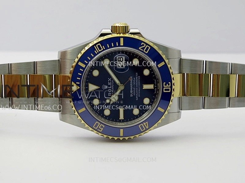 Submariner 126613 LB 904L Steel YG THBF 1:1 Best Edition Blue Dial On 904L Steel YG Bracelet SH3235