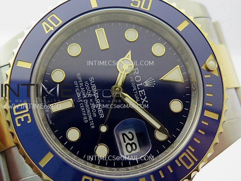 Submariner 126613 LB 904L Steel YG THBF 1:1 Best Edition Blue Dial On 904L Steel YG Bracelet SH3235