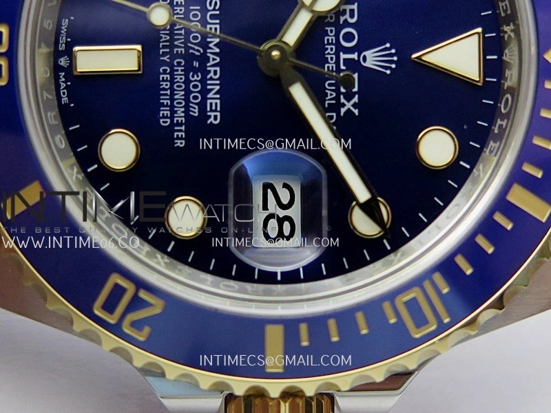 Submariner 126613 LB 904L Steel YG THBF 1:1 Best Edition Blue Dial On 904L Steel YG Bracelet SH3235