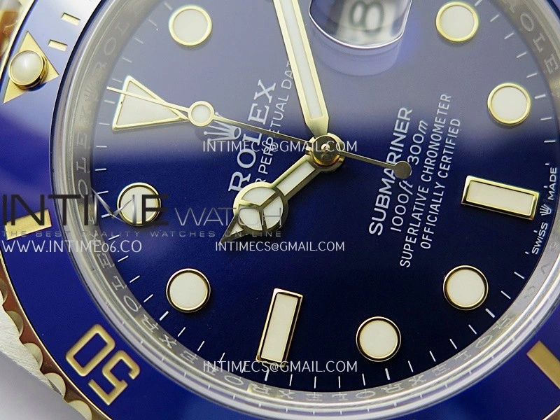 Submariner 126613 LB 904L Steel YG THBF 1:1 Best Edition Blue Dial On 904L Steel YG Bracelet SH3235