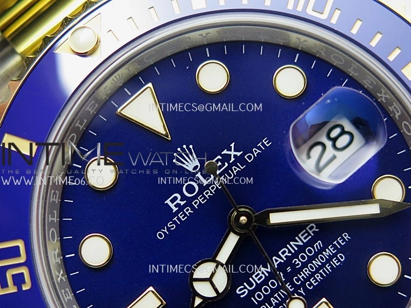 Submariner 126613 LB 904L Steel YG THBF 1:1 Best Edition Blue Dial On 904L Steel YG Bracelet SH3235