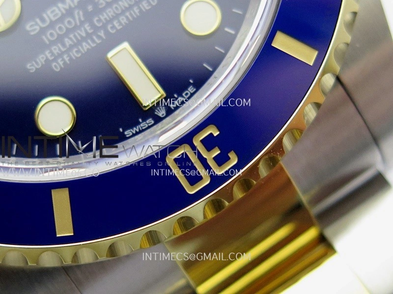 Submariner 126613 LB 904L Steel YG THBF 1:1 Best Edition Blue Dial On 904L Steel YG Bracelet SH3235