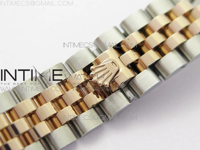 Datejust 28mm 279173 SS RG BP Best Edition Black Stick Markers Dial on SS RG Jubilee Bracelet ETA2671