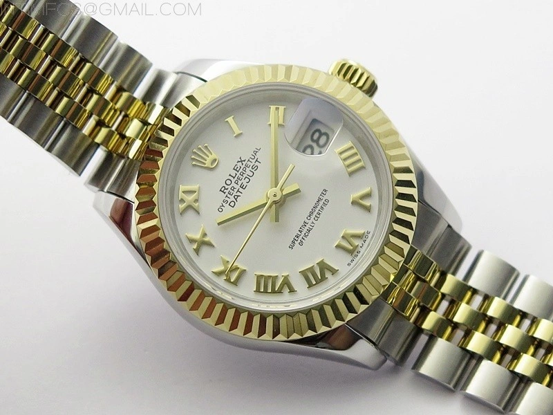 Datejust 28mm 279173 SS YG BP Best Edition White Roman Markers Dial on SS YG Jubilee Bracelet ETA2671
