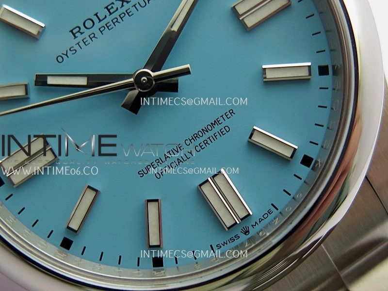 Oyster Perpetual 124300 41mm 904L SS VF 1:1 Best Edition Tiffany Blue Dial On 904L SS Bracelet VR3230
