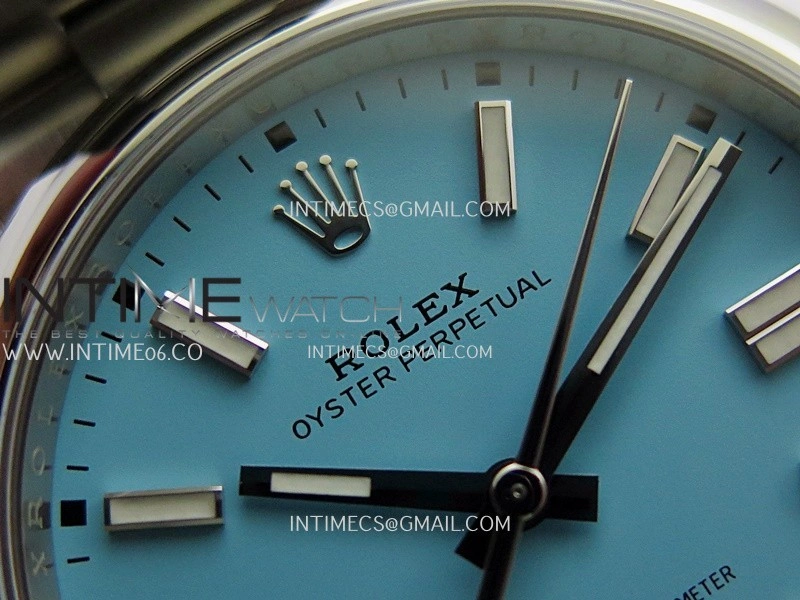 Oyster Perpetual 124300 41mm 904L SS VF 1:1 Best Edition Tiffany Blue Dial On 904L SS Bracelet VR3230