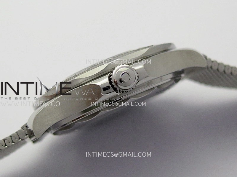 Seamaster 300M 42mm Titanium Bezel SS VSF Best Edition Gray Dial On SS Mesh Bracelet A8806