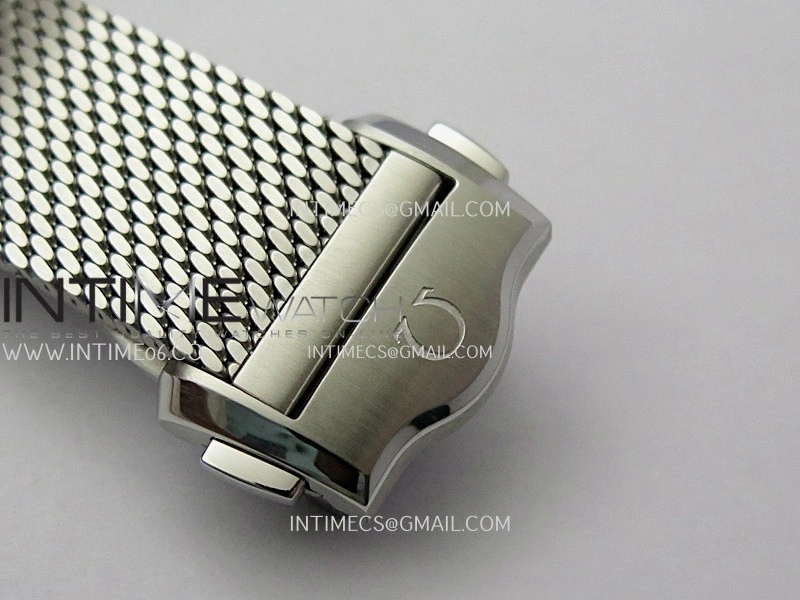 Seamaster 300M 42mm Titanium Bezel SS VSF Best Edition Gray Dial On SS Mesh Bracelet A8806