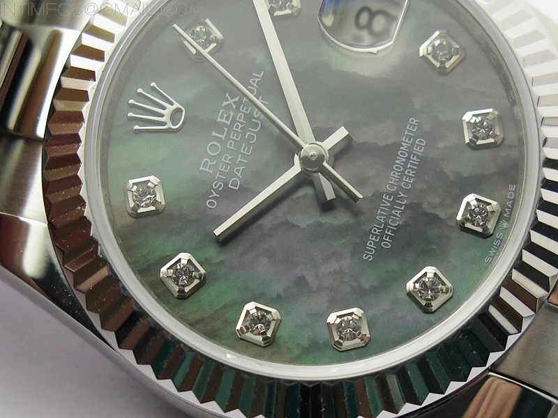 Datejust 31mm 278273 SS BP Best Edition Black MOP Crystal Markers Dial on Oyster Bracelet