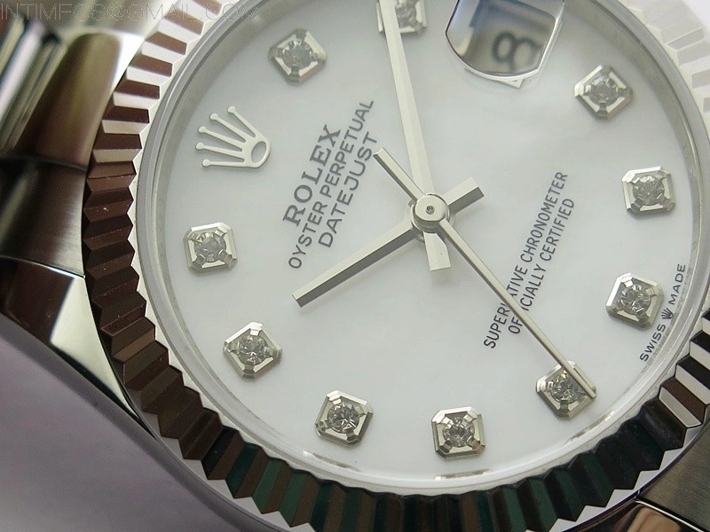Datejust 31mm 278273 SS BP Best Edition White MOP Crystal Markers Dial on Oyster Bracelet