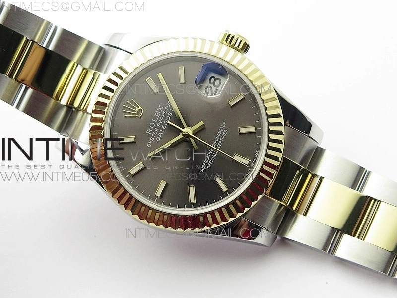 Datejust 31mm 278273 SS YG BP Best Edition Gray Stick Markers Dial on SS YG Oyster Bracelet