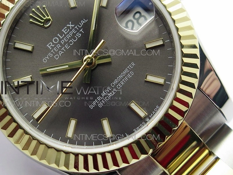 Datejust 31mm 278273 SS YG BP Best Edition Gray Stick Markers Dial on SS YG Oyster Bracelet