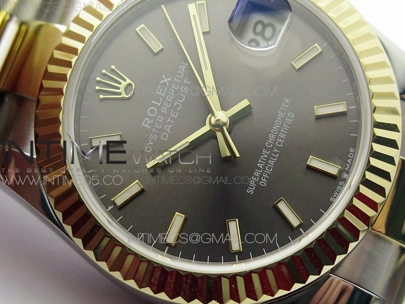 Datejust 31mm 278273 SS YG BP Best Edition Gray Stick Markers Dial on SS YG Oyster Bracelet