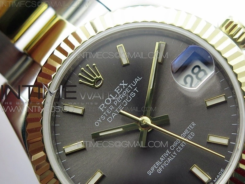 Datejust 31mm 278273 SS YG BP Best Edition Gray Stick Markers Dial on SS YG Oyster Bracelet