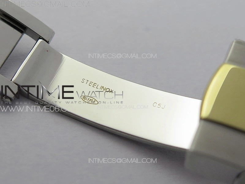 Sky-Dweller 326934 904L SS YG Noob 1:1 Best Edition Gold Dial on SS Bracelet Asian 23J to 9001