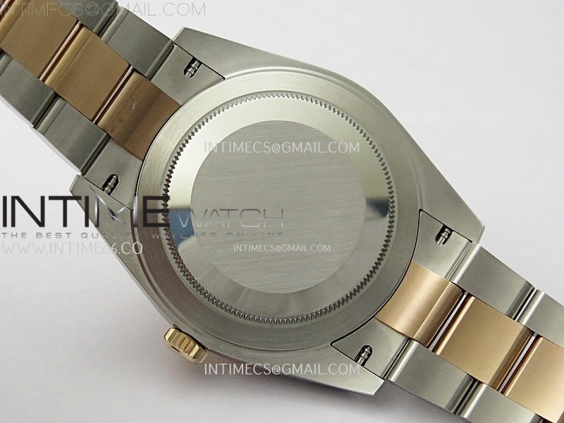 DateJust 41mm 126331 904 SS RG AR+F 1:1 Brown Dial Diamond Markers On SS RG Oyster Bracelet DD3235 V2