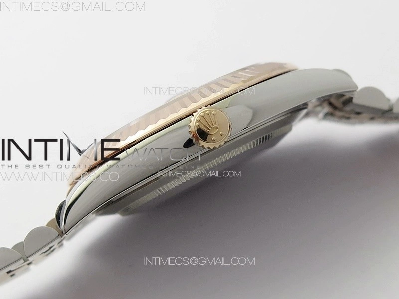 DateJust 41 126331 904L SS RG VSF 1:1 Best Edition Champagne Gold Dial on Jubilee Bracelet VS3235