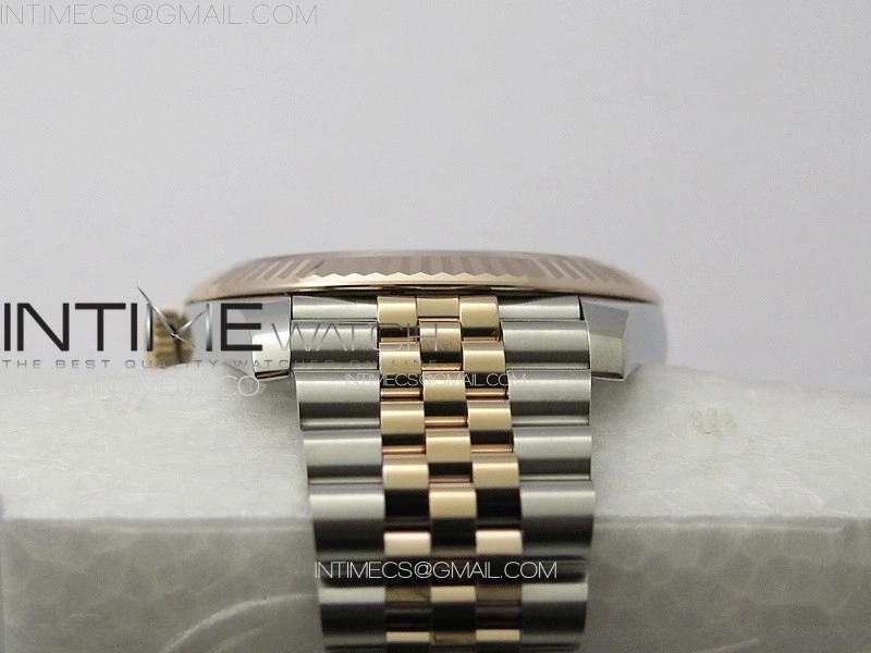 DateJust 41 126331 904L SS RG VSF 1:1 Best Edition Champagne Gold Dial on Jubilee Bracelet VS3235