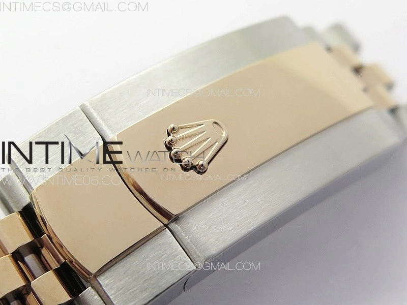 DateJust 41 126331 904L SS RG VSF 1:1 Best Edition Champagne Gold Dial on Jubilee Bracelet VS3235
