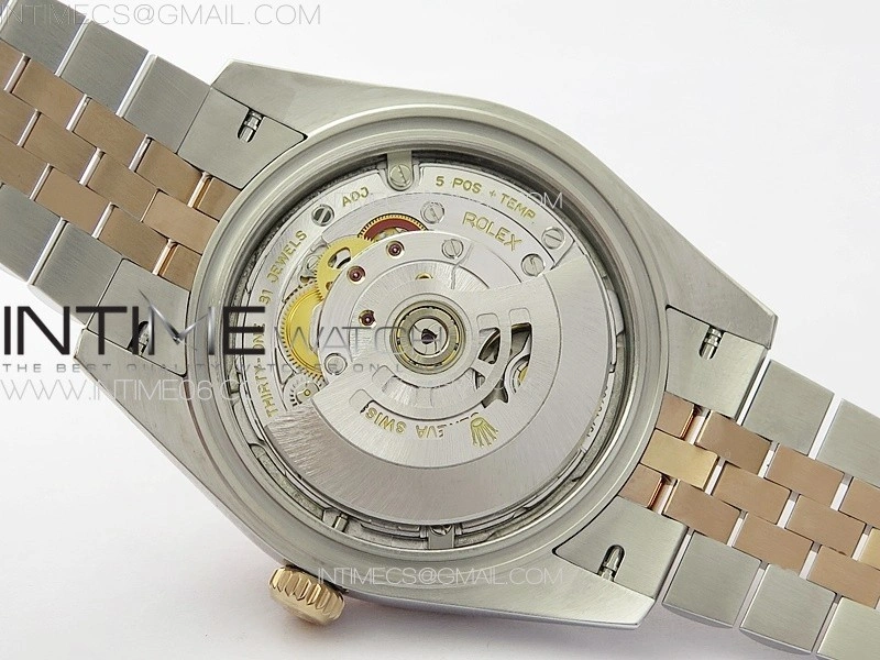 DateJust 41 126331 904L SS RG VSF 1:1 Best Edition Champagne Gold Dial on Jubilee Bracelet VS3235