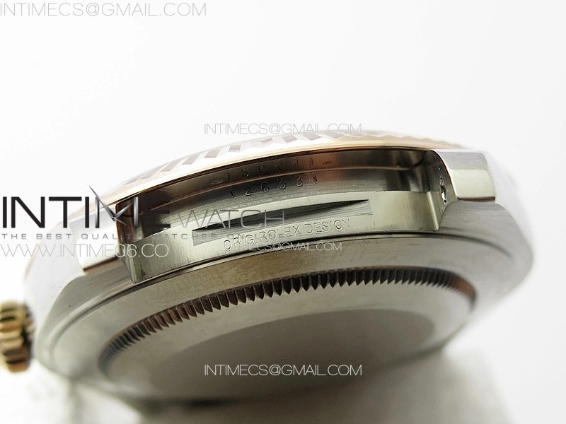 DateJust 41 126331 904L SS RG VSF 1:1 Best Edition Champagne Gold Dial on Jubilee Bracelet VS3235