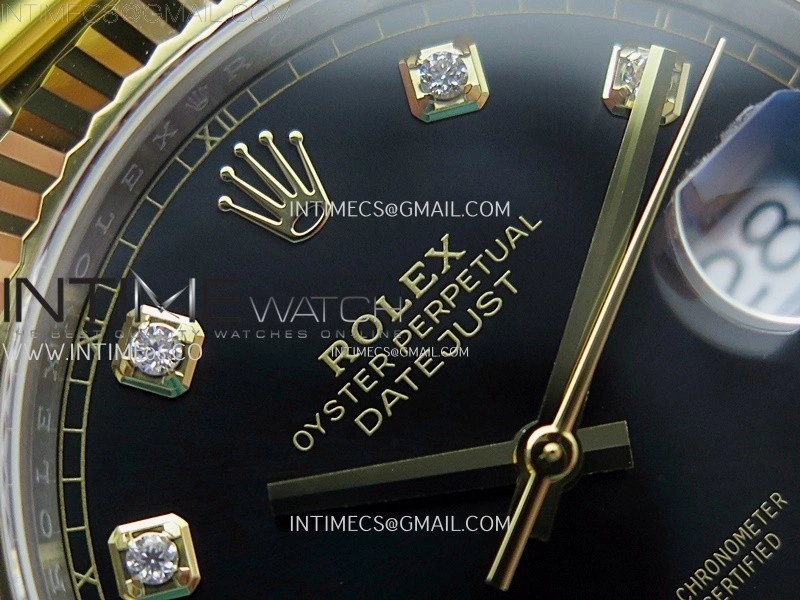 DateJust 41mm 126333 904 SS YG AR+F 1:1 Black Dial Diamond Markers On SS YG Oyster Bracelet DD3235 V2