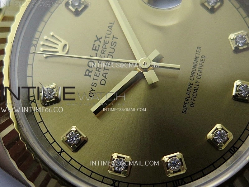 DateJust 41mm 126333 904 SS YG AR+F 1:1 Gold Dial Diamond Markers On SS YG Jubilee Bracelet DD3235 V2