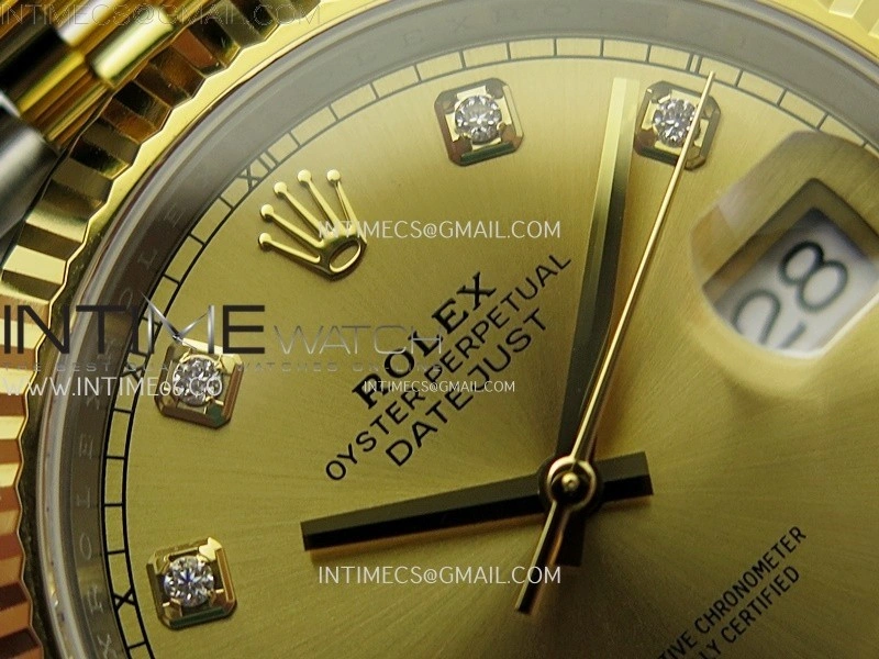 DateJust 41mm 126333 904 SS YG AR+F 1:1 Gold Dial Diamond Markers On SS YG Jubilee Bracelet DD3235 V2