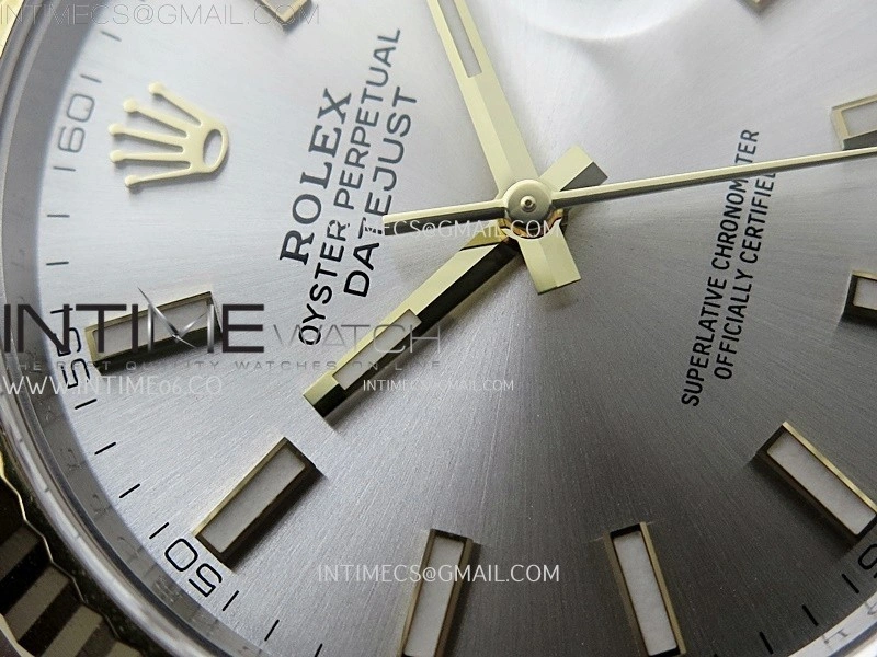 DateJust 41mm 126333 904 SS YG AR+F 1:1 Silver Dial Stick Markers On SS YG Jubilee Bracelet DD3235 V2